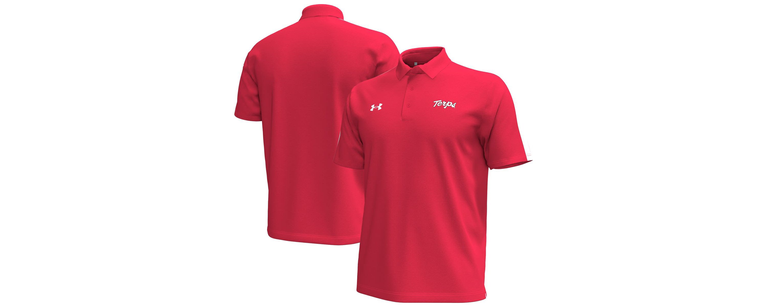 NCAA Under Armour Maryland Terrapins Pinnacle Performance Polo