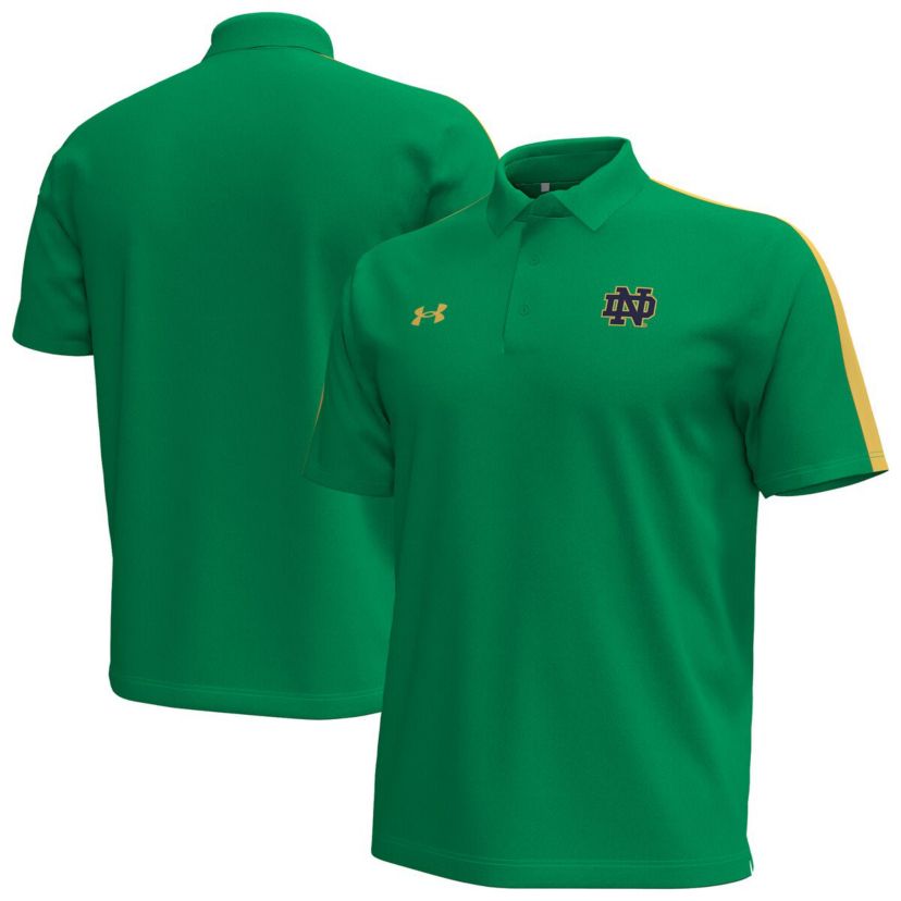 NCAA Under Armour Kelly Notre Dame Fighting Irish Pinnacle Performance Polo