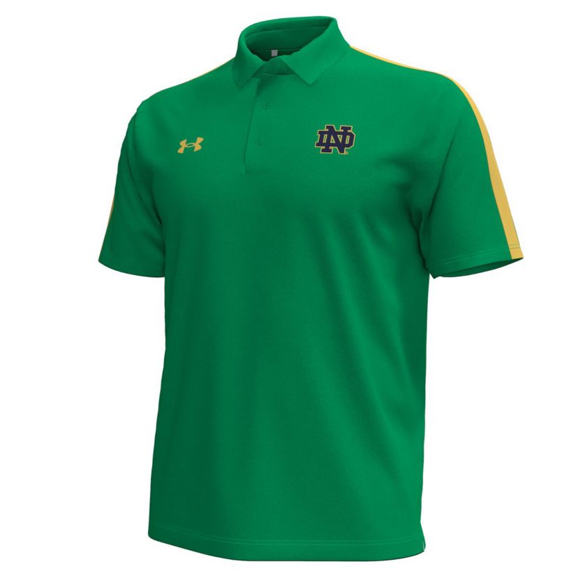NCAA Under Armour Kelly Notre Dame Fighting Irish Pinnacle Performance Polo