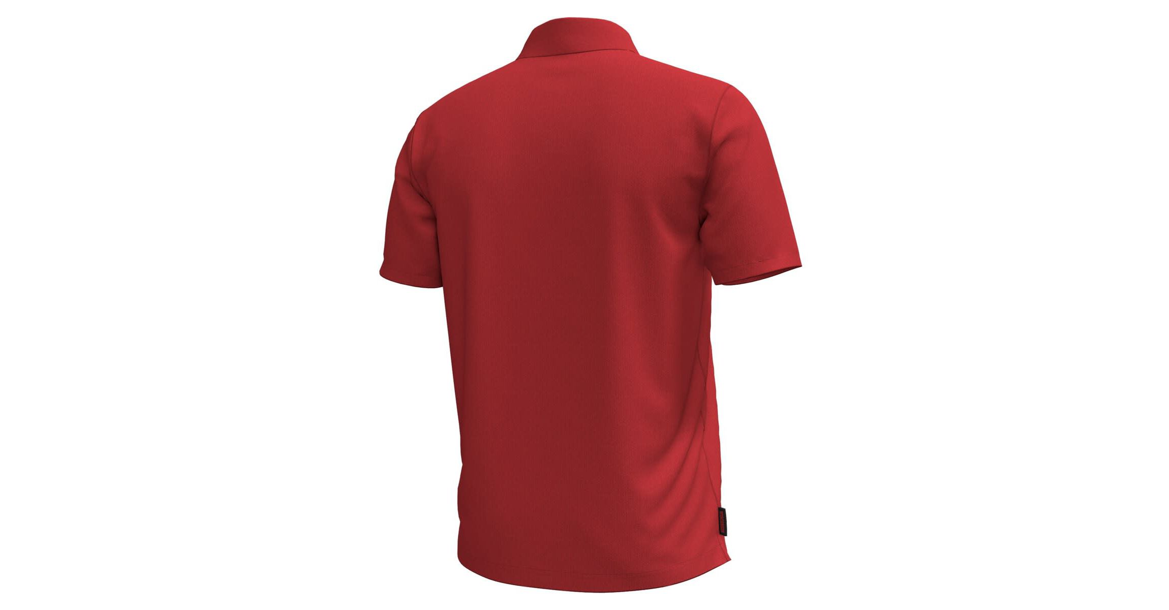 NCAA Under Armour Wisconsin Badgers Playoff Chest Stripe Performance Polo