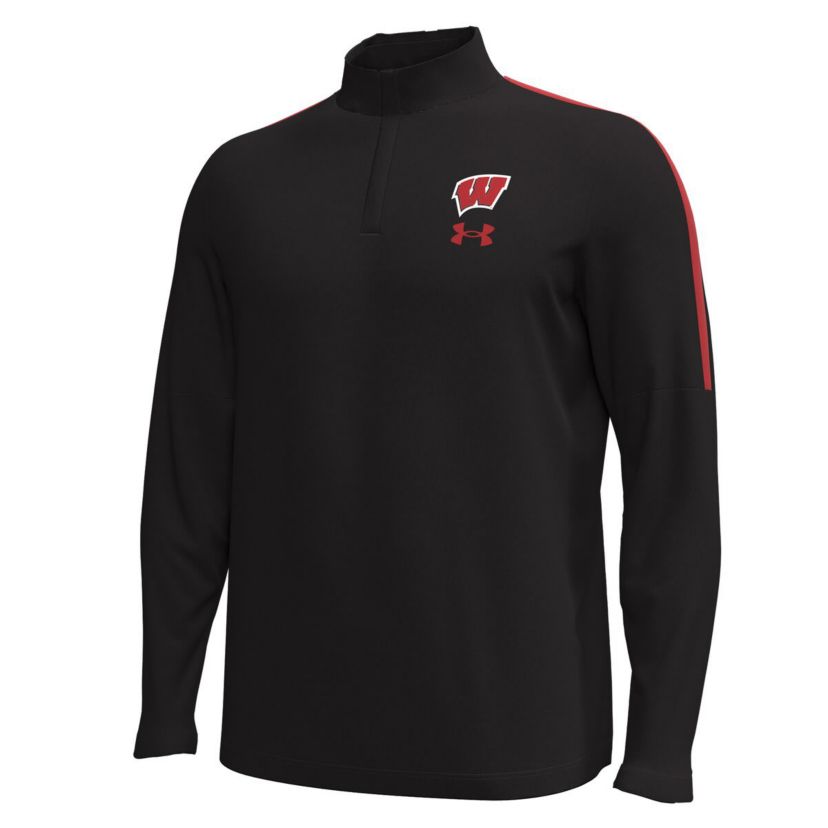 NCAA Under Armour Wisconsin Badgers Playoff Performance Quarter-Zip Jacket