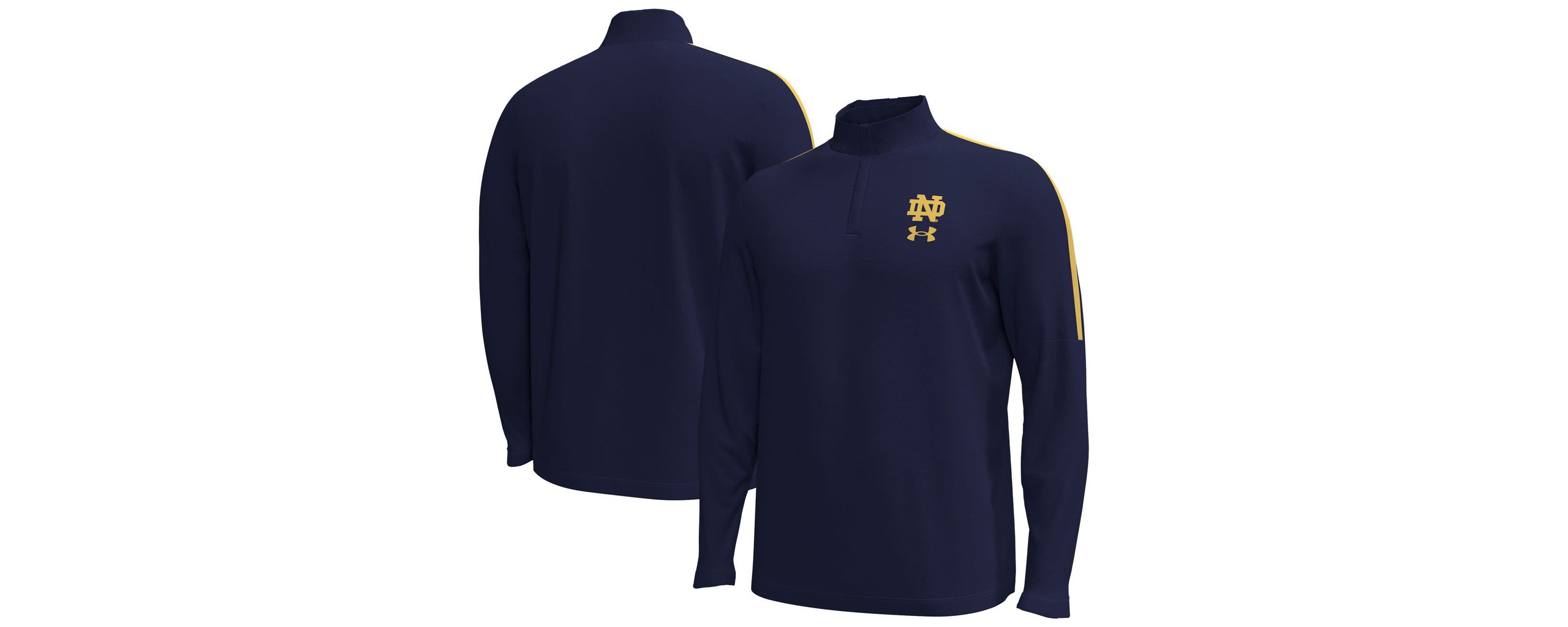 NCAA Under Armour Notre Dame Fighting Irish Playoff Performance Quarter-Zip Jacket
