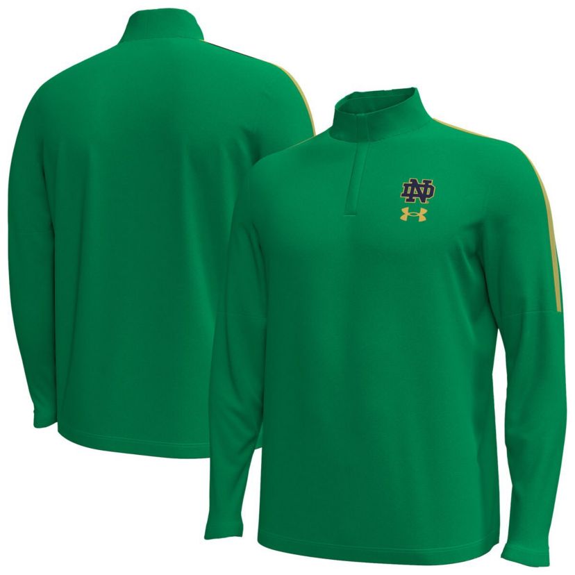 NCAA Under Armour Kelly Notre Dame Fighting Irish Playoff Performance Quarter-Zip Jacket