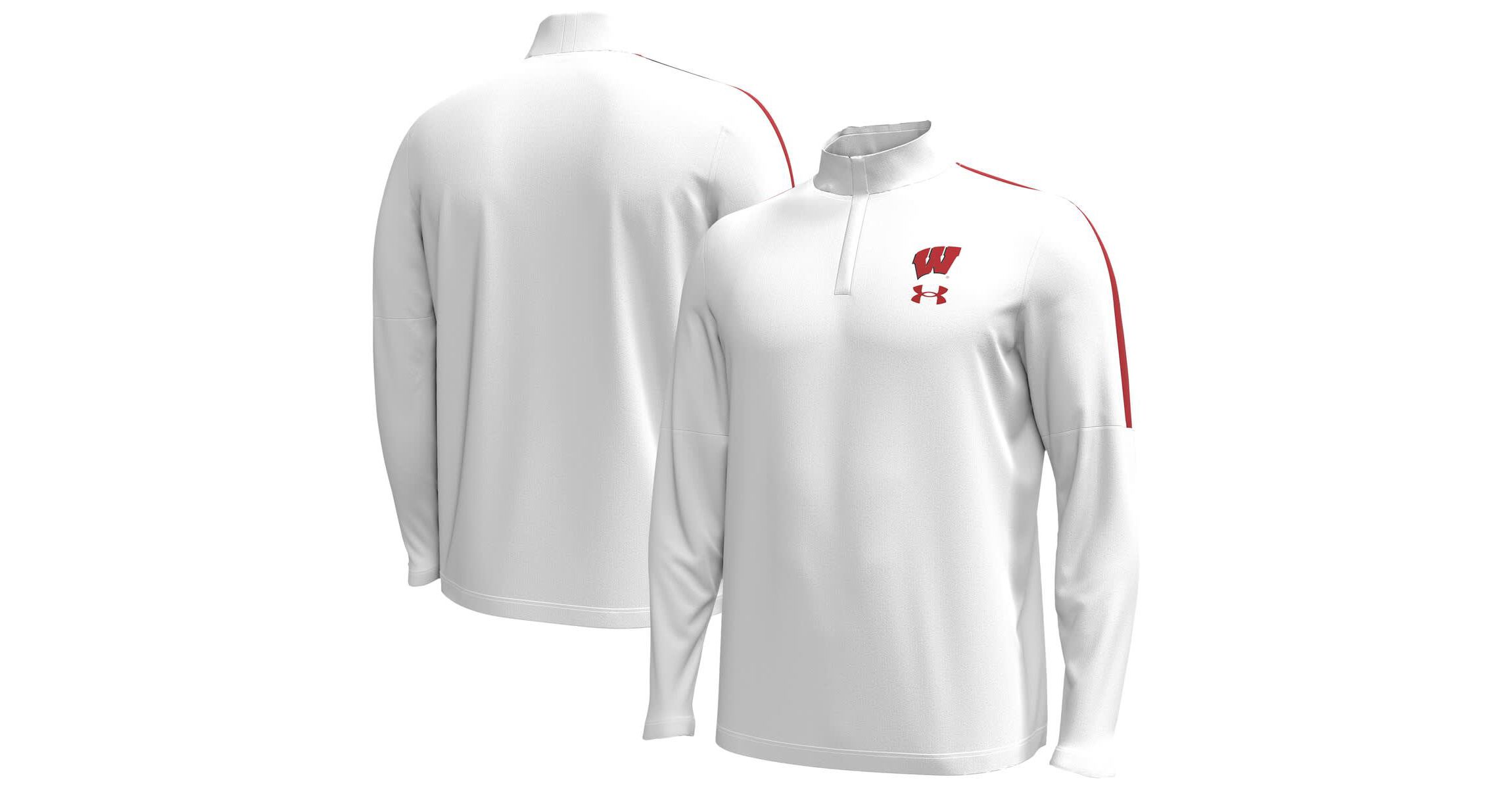 NCAA Under Armour Wisconsin Badgers Playoff Performance Quarter-Zip Jacket