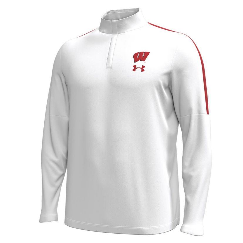 NCAA Under Armour Wisconsin Badgers Playoff Performance Quarter-Zip Jacket