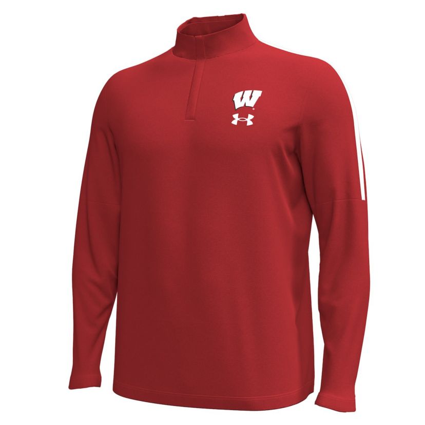 NCAA Under Armour Wisconsin Badgers Playoff Performance Quarter-Zip Jacket