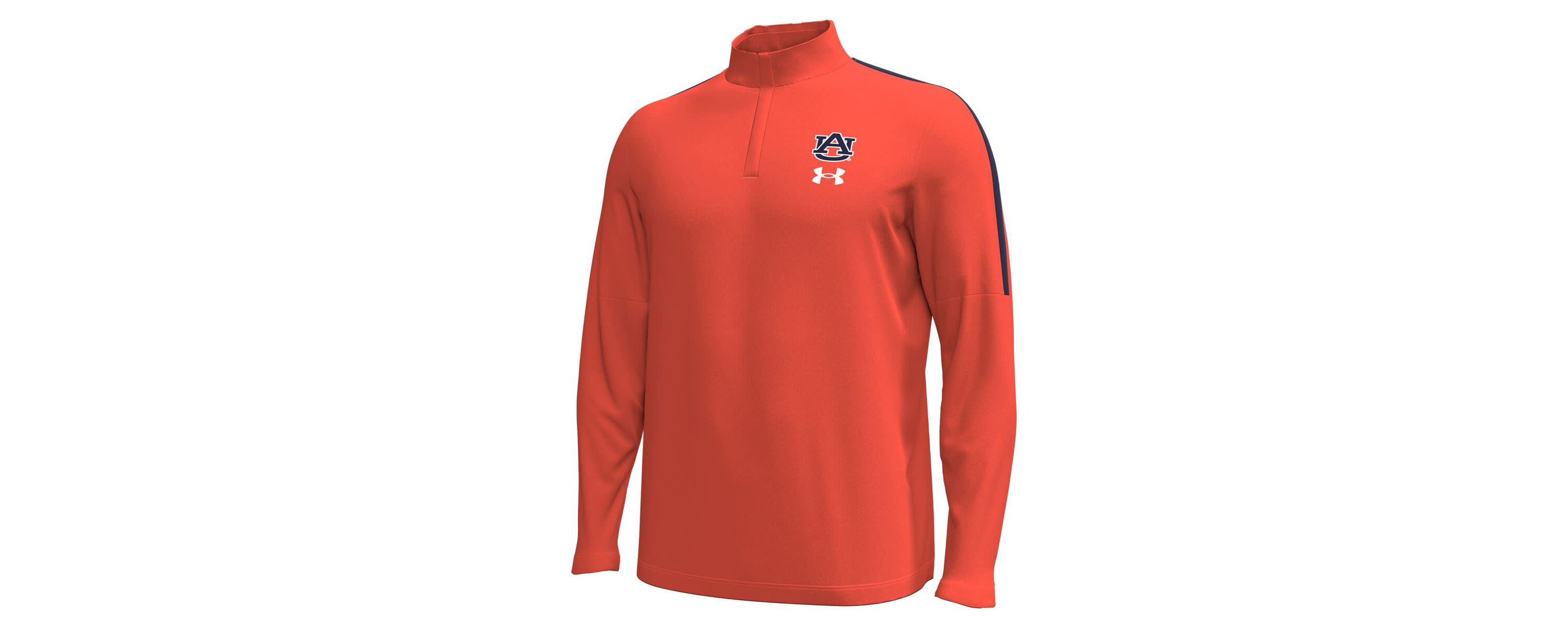 NCAA Under Armour Auburn Tigers Playoff Performance Quarter-Zip Jacket