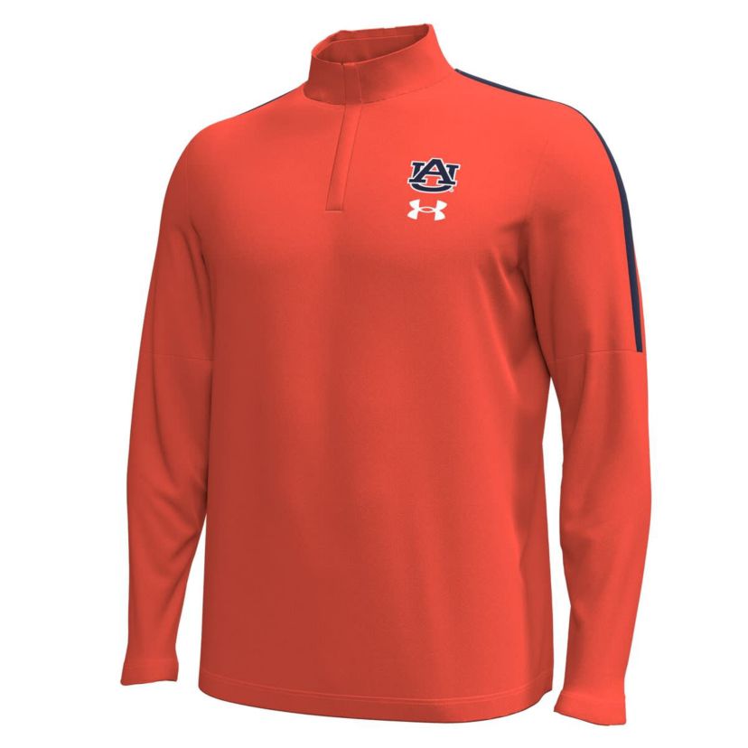 NCAA Under Armour Auburn Tigers Playoff Performance Quarter-Zip Jacket
