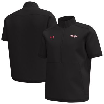 Men's NCAA Under Armour Maryland Terrapins Motivate Quarter-Zip Short Sleeve Top