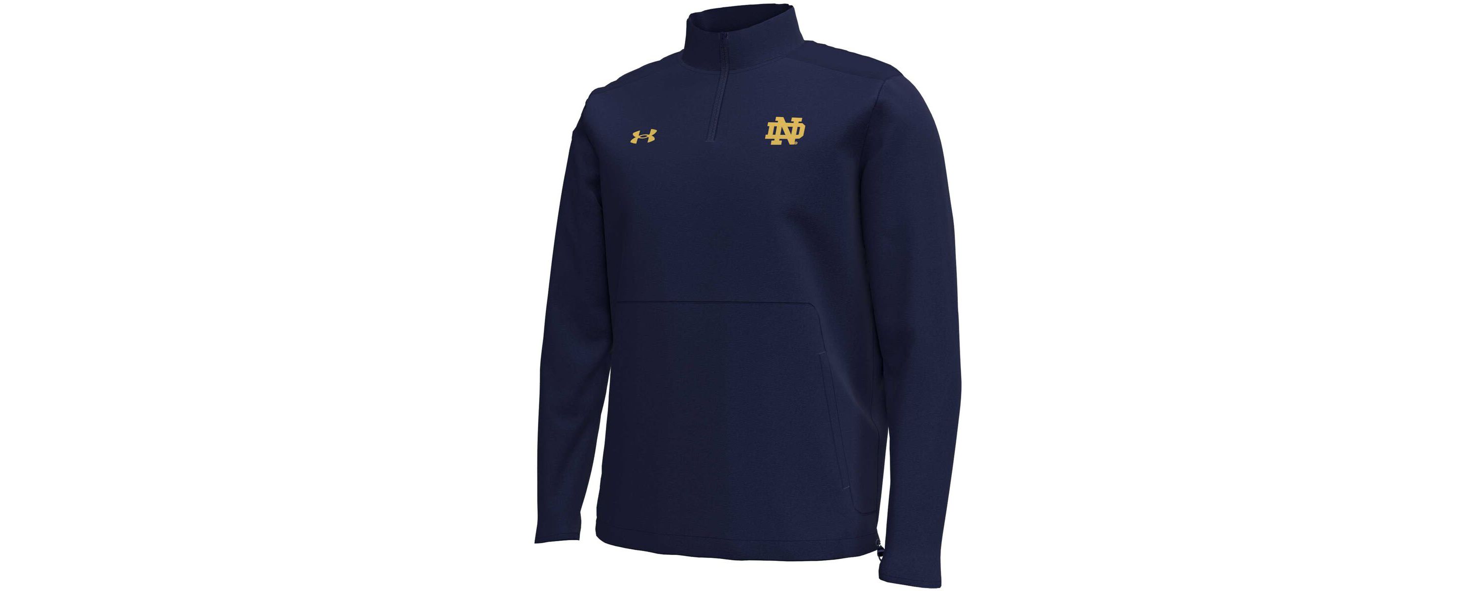 NCAA Under Armour Notre Dame Fighting Irish Motivate Quarter-Zip Performance Jacket