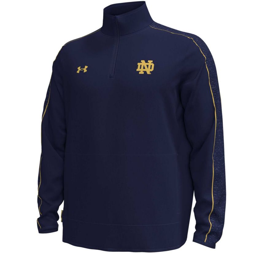NCAA Under Armour Notre Dame Fighting Irish Command Quarter-Zip Sweatshirt