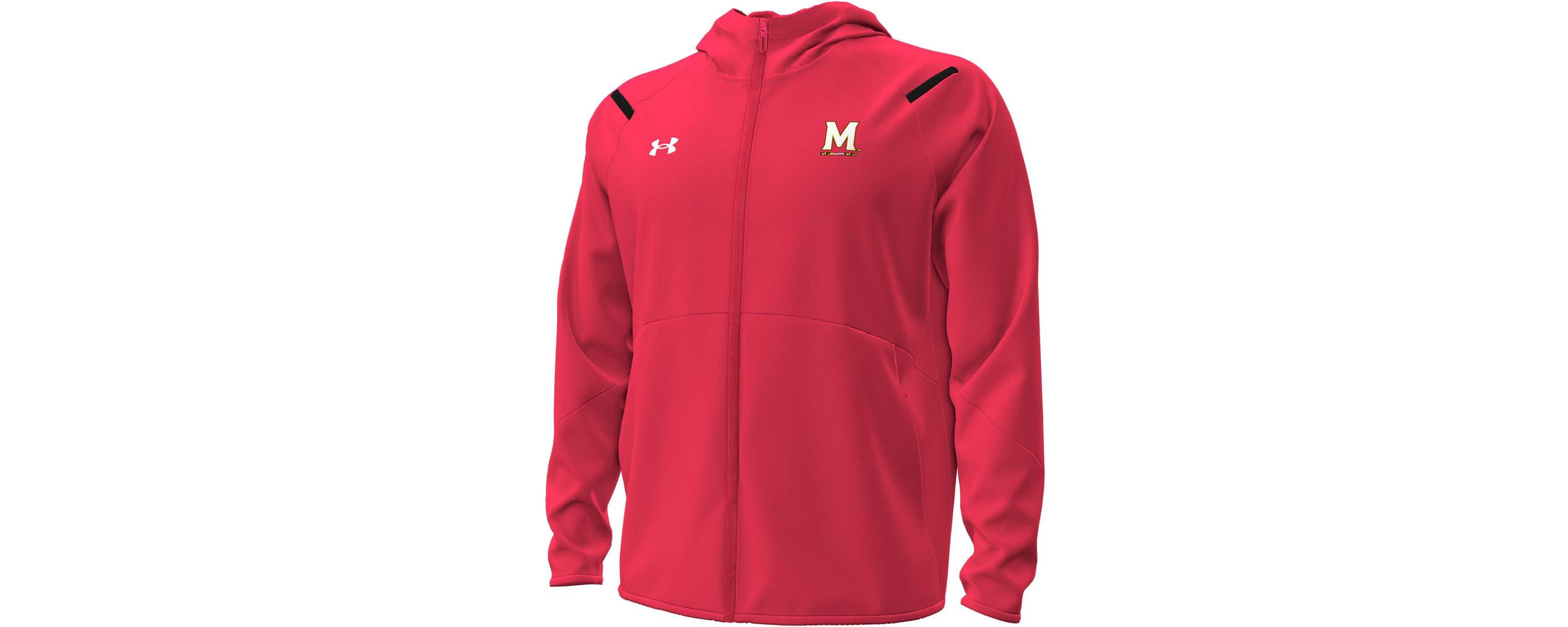NCAA Under Armour Maryland Terrapins Unstoppable Performance Fleece Hoodie Half-Zip Jacket