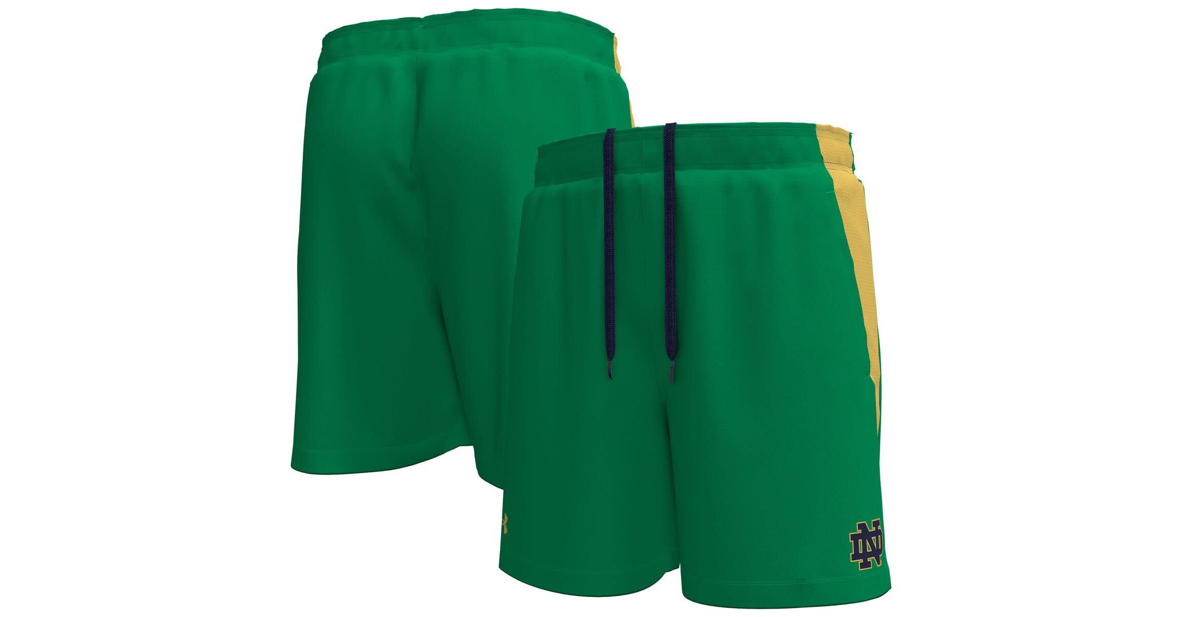 NCAA Under Armour Notre Dame Fighting Irish Tech Vent Performance Short