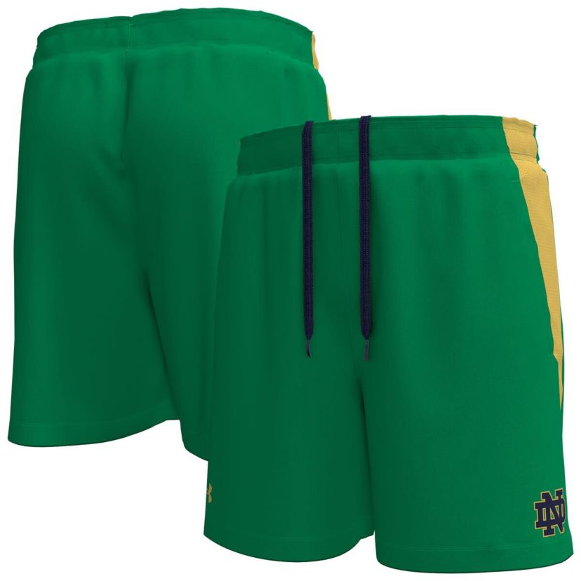 NCAA Under Armour Notre Dame Fighting Irish Tech Vent Performance Short