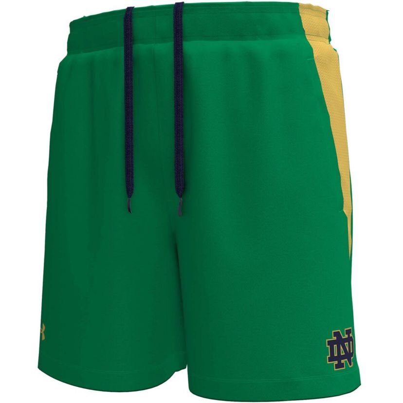 NCAA Under Armour Notre Dame Fighting Irish Tech Vent Performance Short