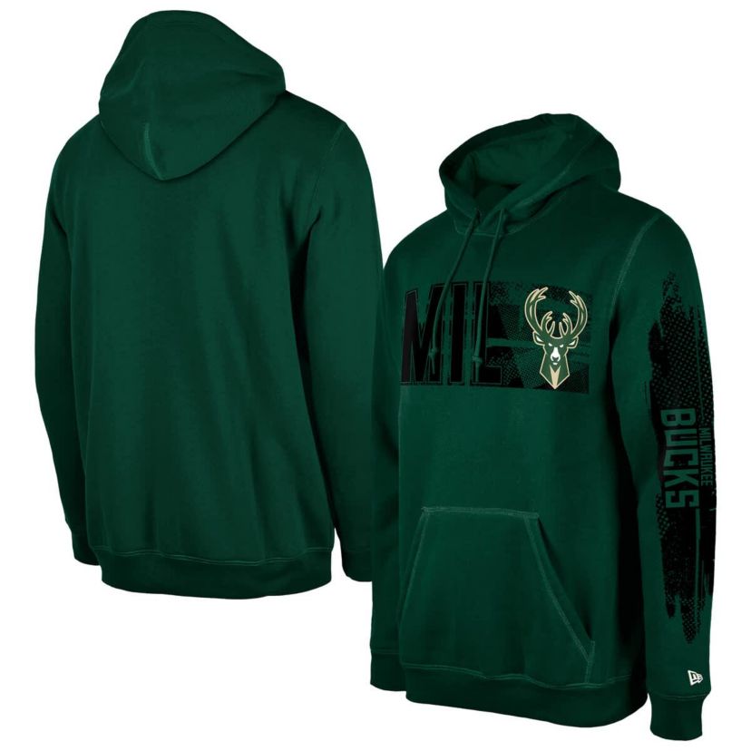 NBA Milwaukee Bucks Hunter Tip-Off Collection Pullover Hoodie