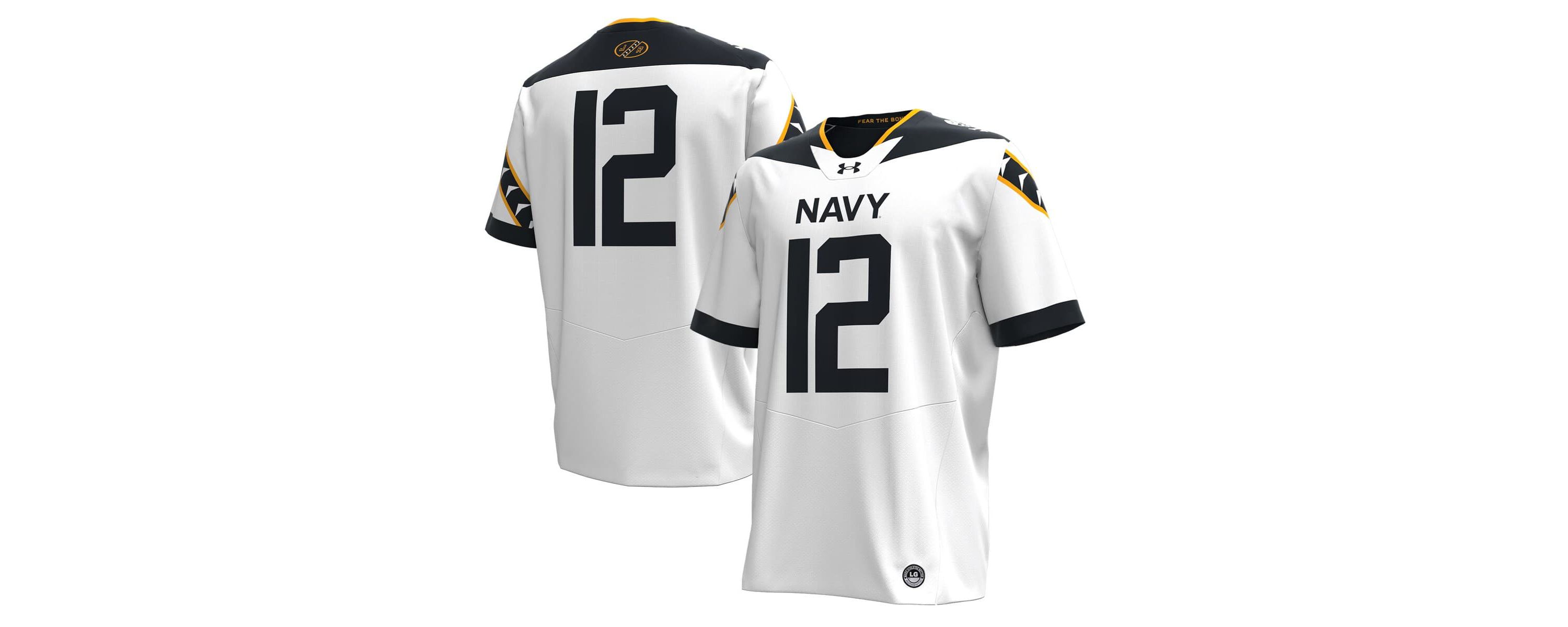 Navy Midshipmen NCAA Under Armour Midshipmen 2024 Rivalry Replica Jersey
