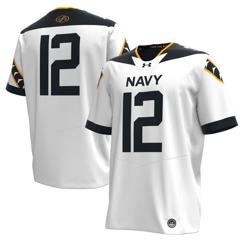 Navy Midshipmen NCAA Under Armour Midshipmen 2024 Rivalry Replica Jersey