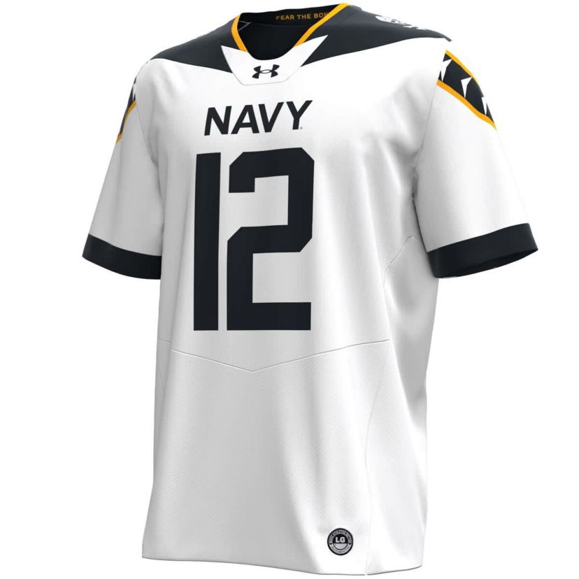 Navy Midshipmen NCAA Under Armour Midshipmen 2024 Rivalry Replica Jersey