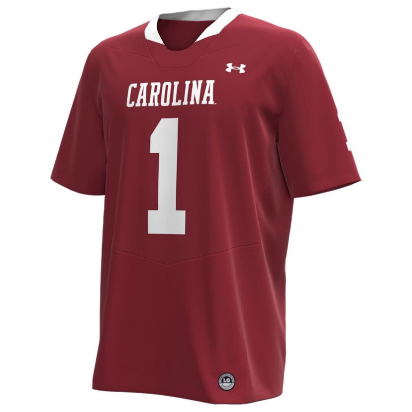NCAA Under Armour #1 South Carolina Gamecocks Throwback Replica Jersey