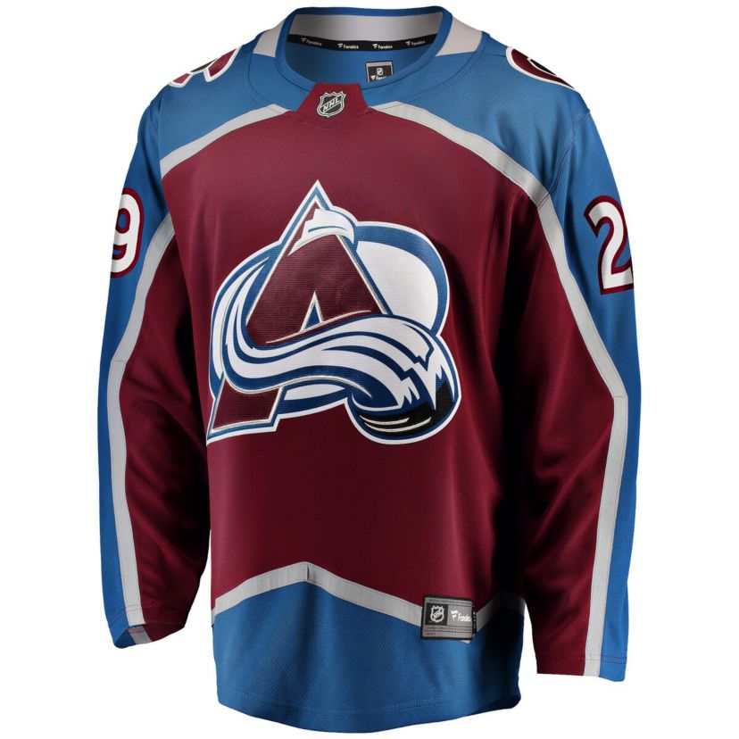 NHL Fanatics Nathan MacKinnon Colorado Avalanche Home Breakaway Jersey