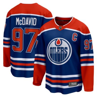 Men's NHL Fanatics Connor McDavid Edmonton Oilers Home Breakaway Jersey, 5XL