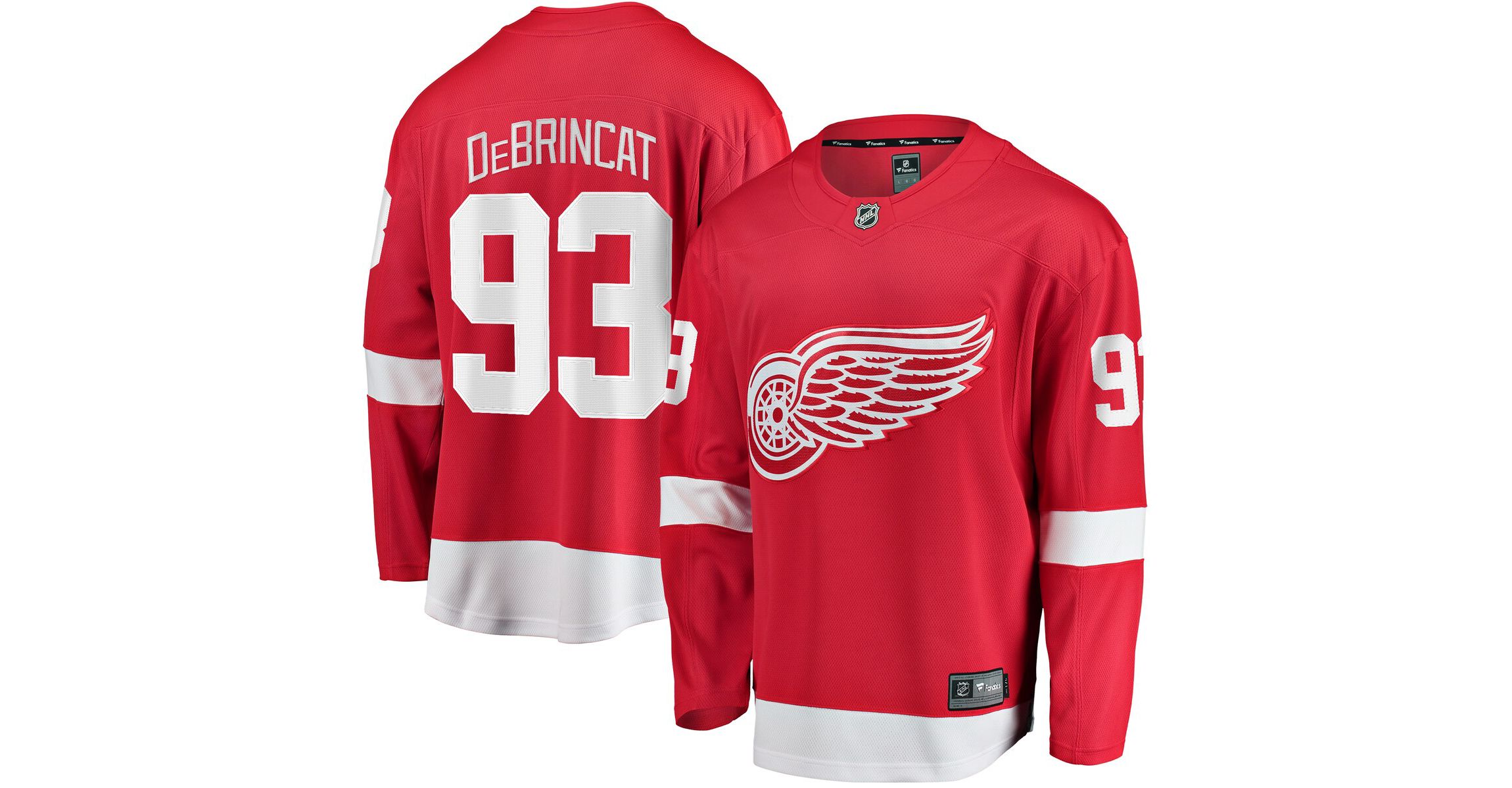 NHL Fanatics Alex DeBrincat Detroit Wings Home Breakaway Jersey