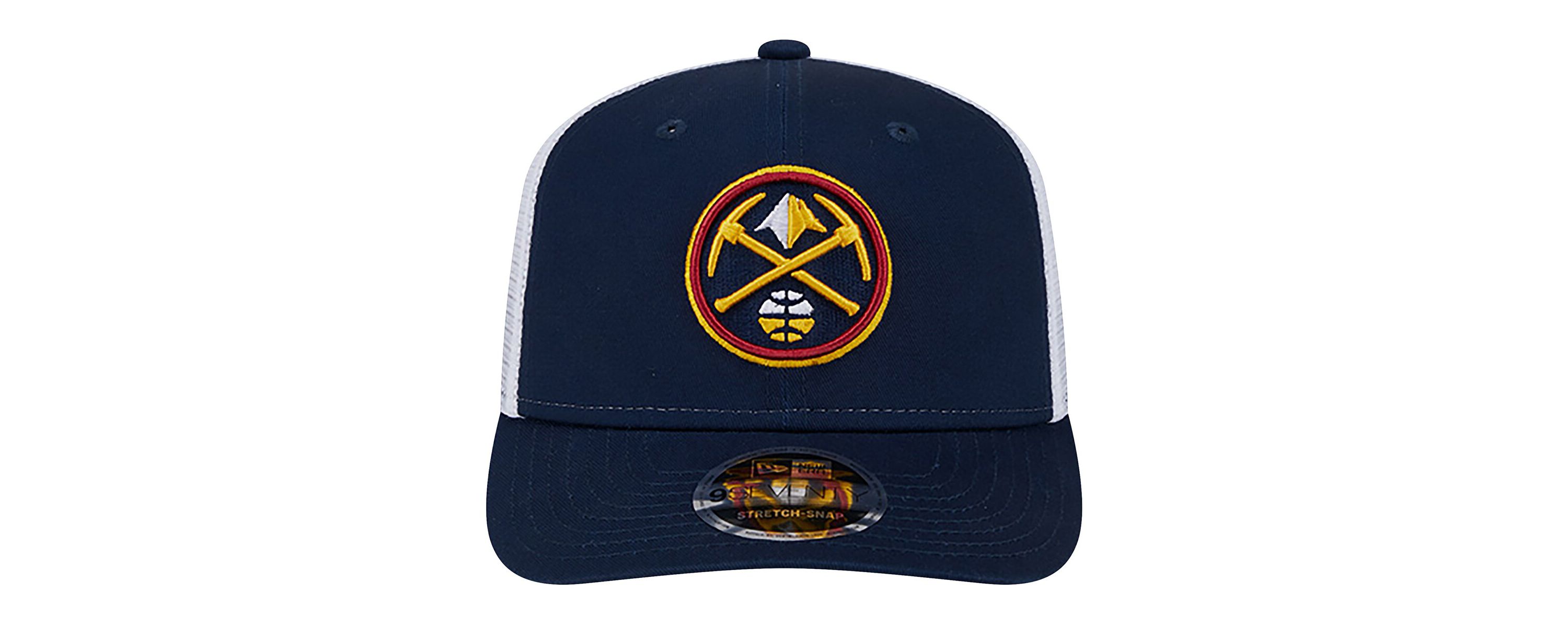 NBA Navy/White Denver Nuggets Trucker 9SEVENTY Stretch-Snap Hat