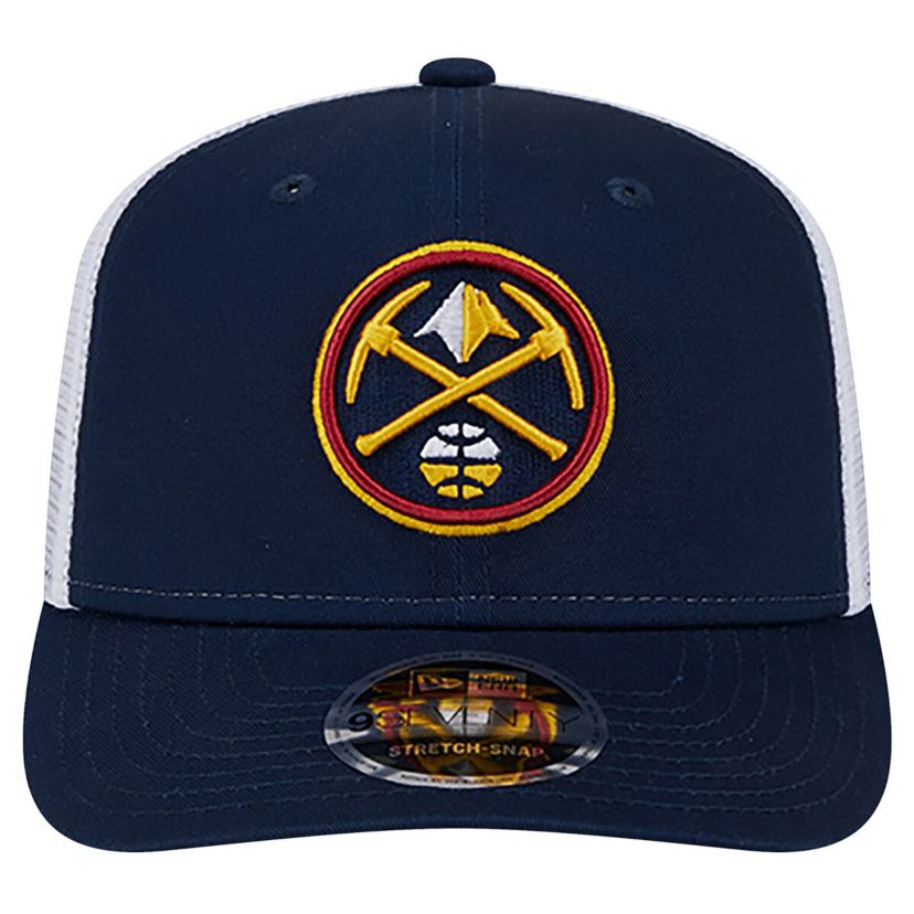 NBA Navy/White Denver Nuggets Trucker 9SEVENTY Stretch-Snap Hat