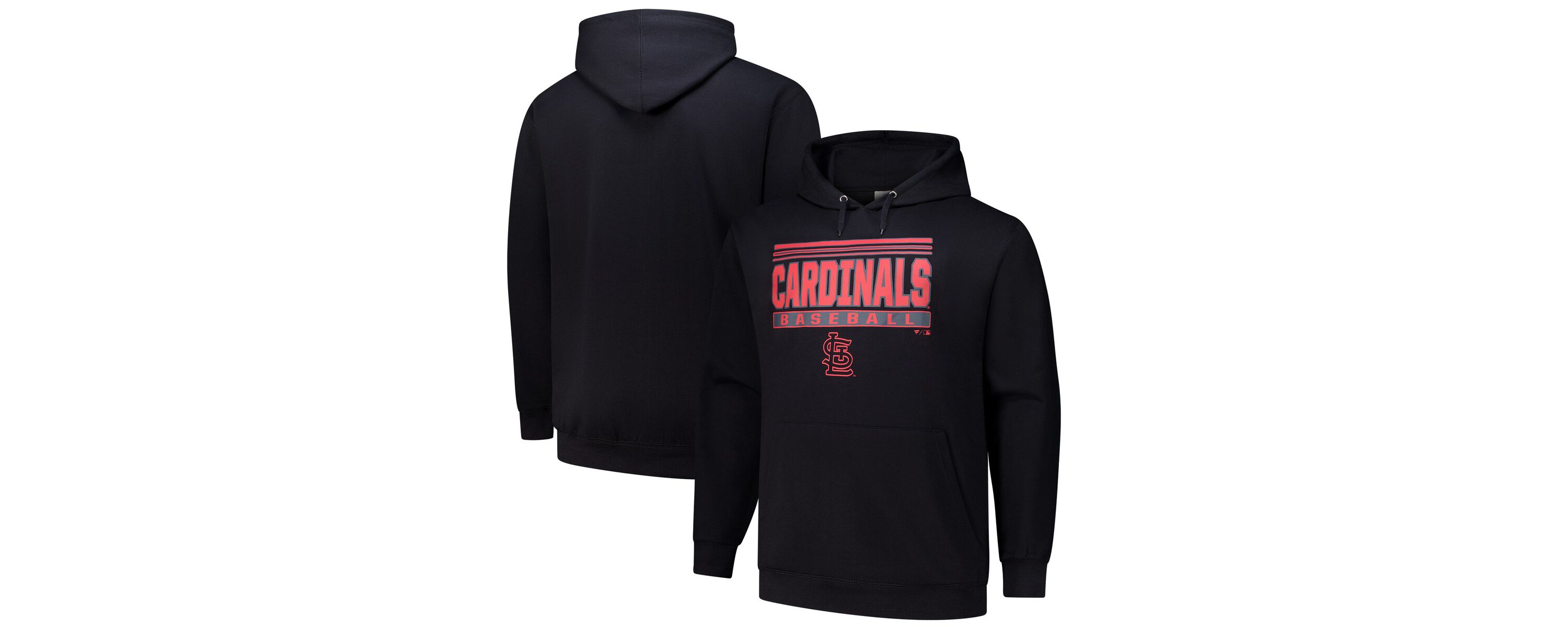 MLB St. Louis Cardinals Stack Fleece Pullover Hoodie