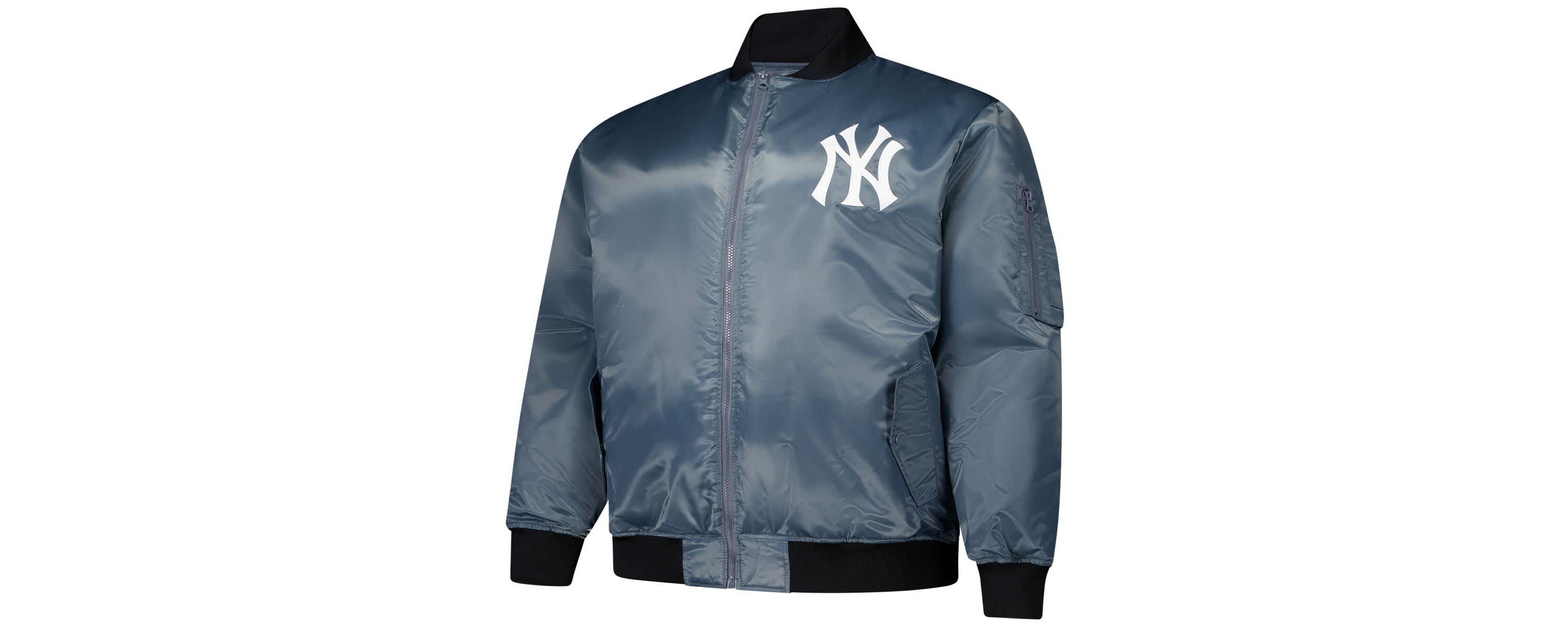 MLB New York Yankees Big & Tall Full-Zip Bomber Jacket