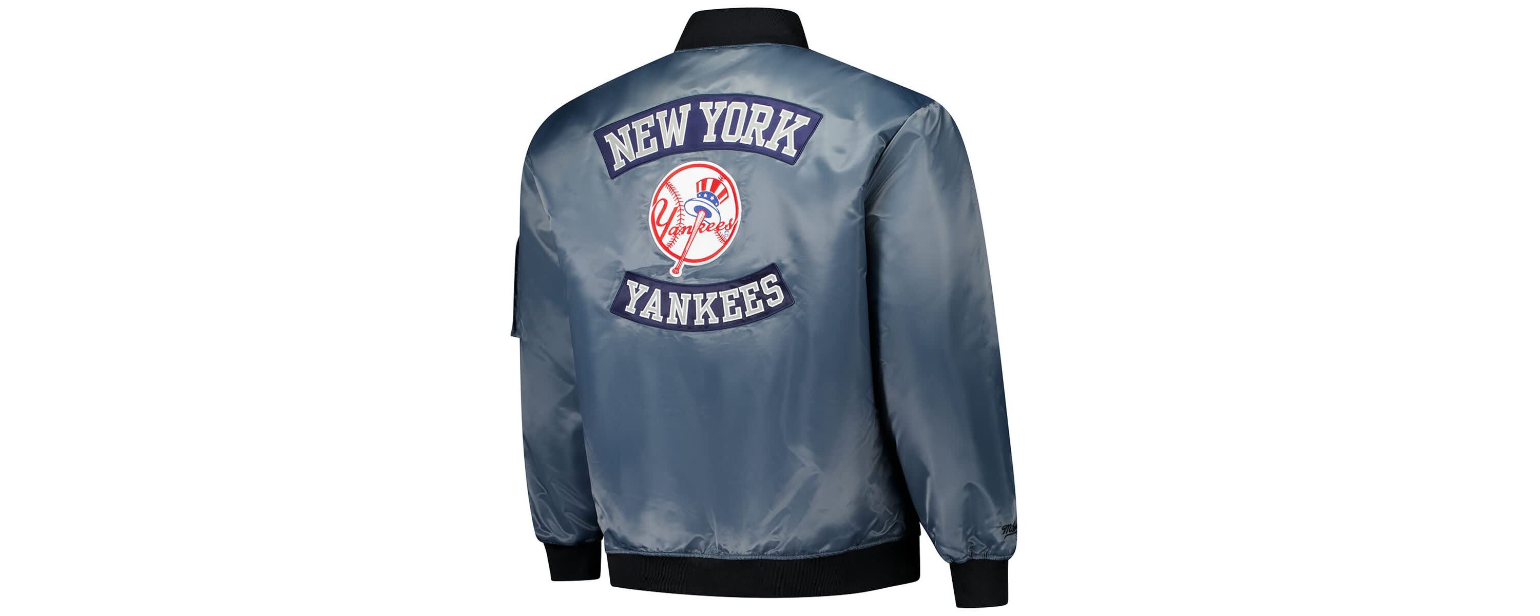 MLB New York Yankees Big & Tall Full-Zip Bomber Jacket