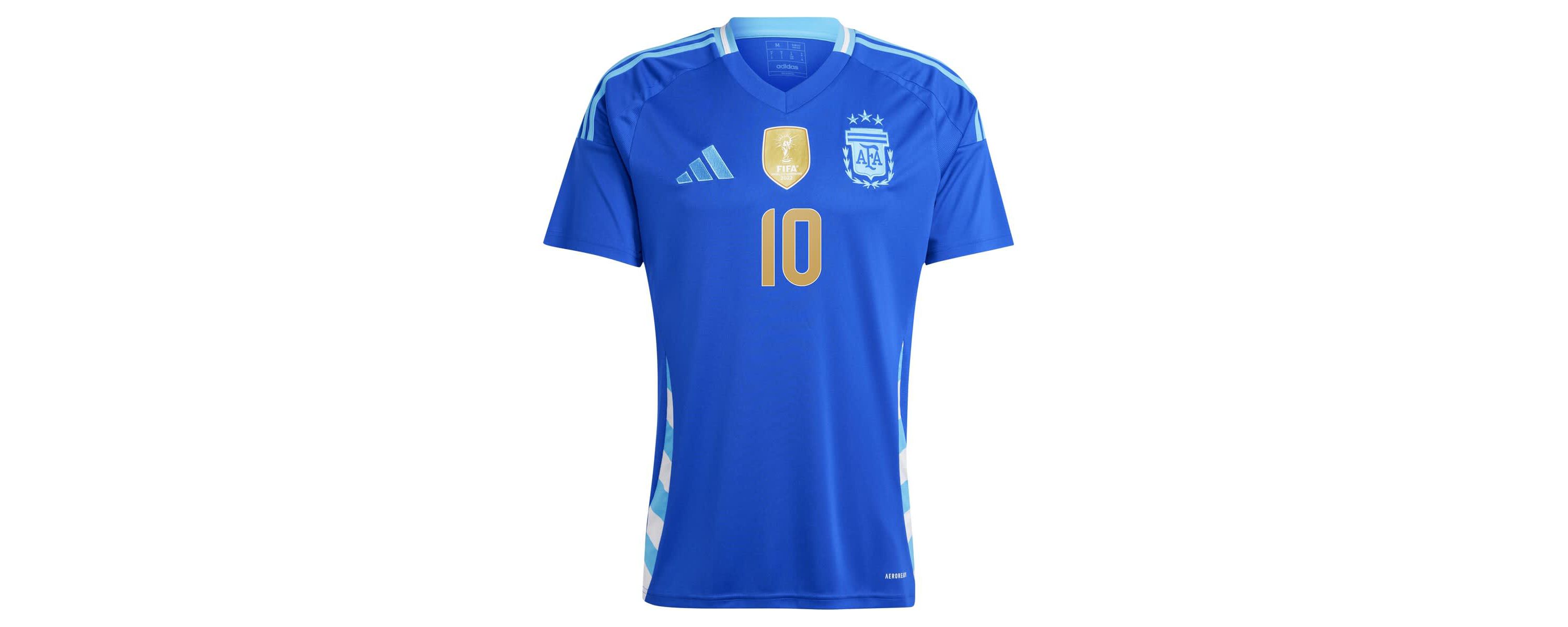 Soccer National Teams Lionel Messi Argentina National Team 2024 Away Replica Player Jersey