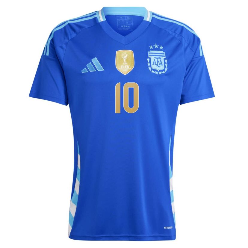 Soccer National Teams Lionel Messi Argentina National Team 2024 Away Replica Player Jersey