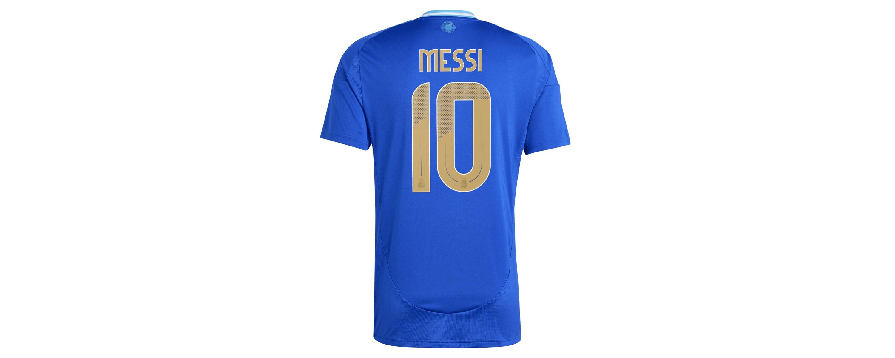 Soccer National Teams Lionel Messi Argentina National Team 2024 Away Replica Player Jersey