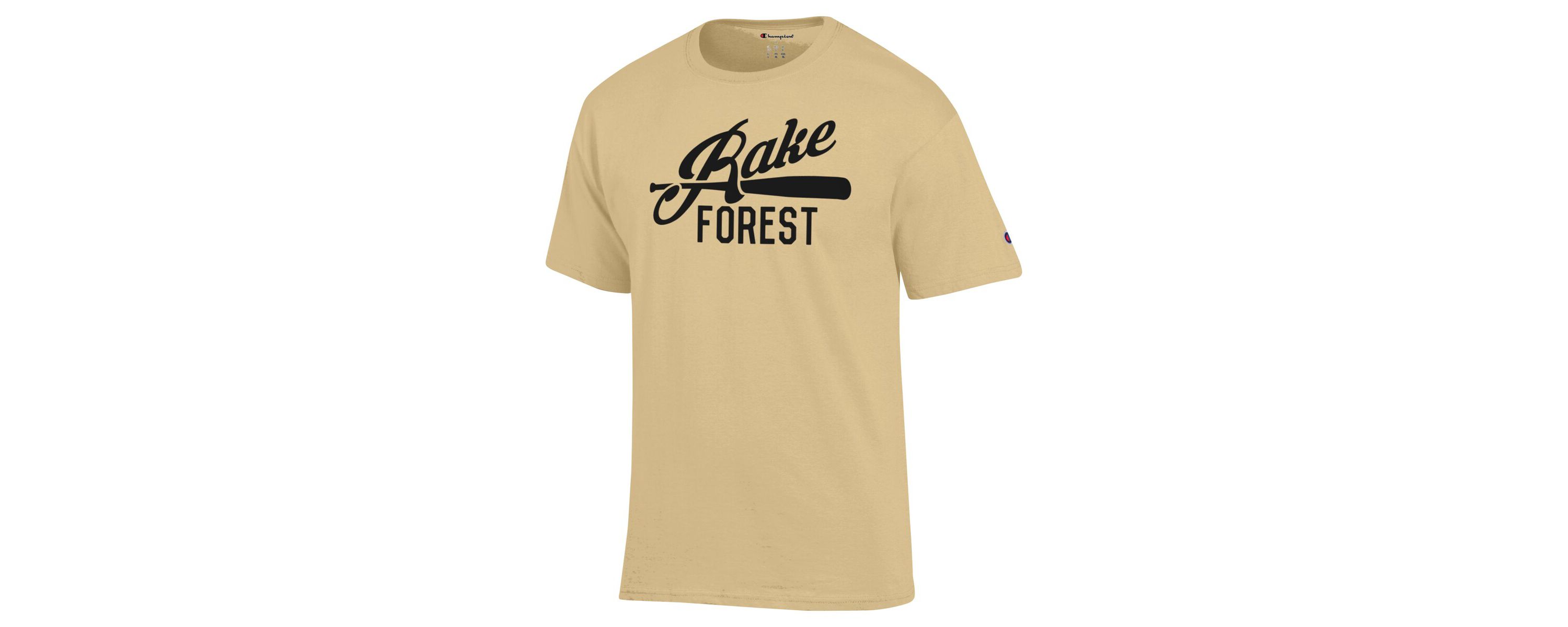 NCAA Wake Forest Demon Deacons Rake Forest Baseball 2-Hit T-Shirt