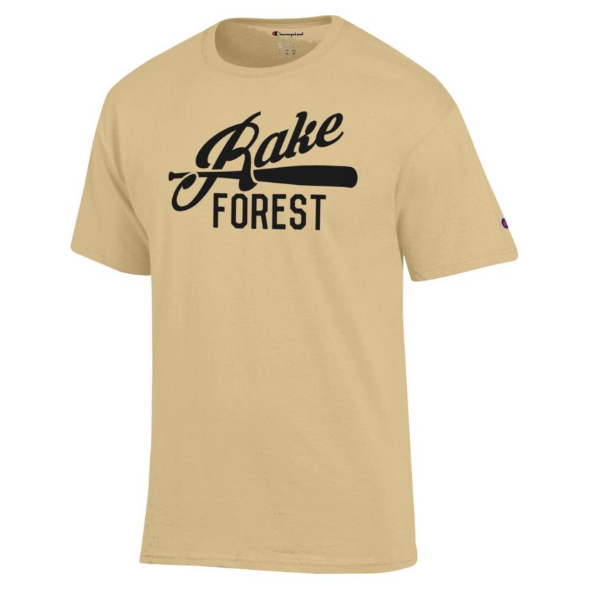 NCAA Wake Forest Demon Deacons Rake Forest Baseball 2-Hit T-Shirt