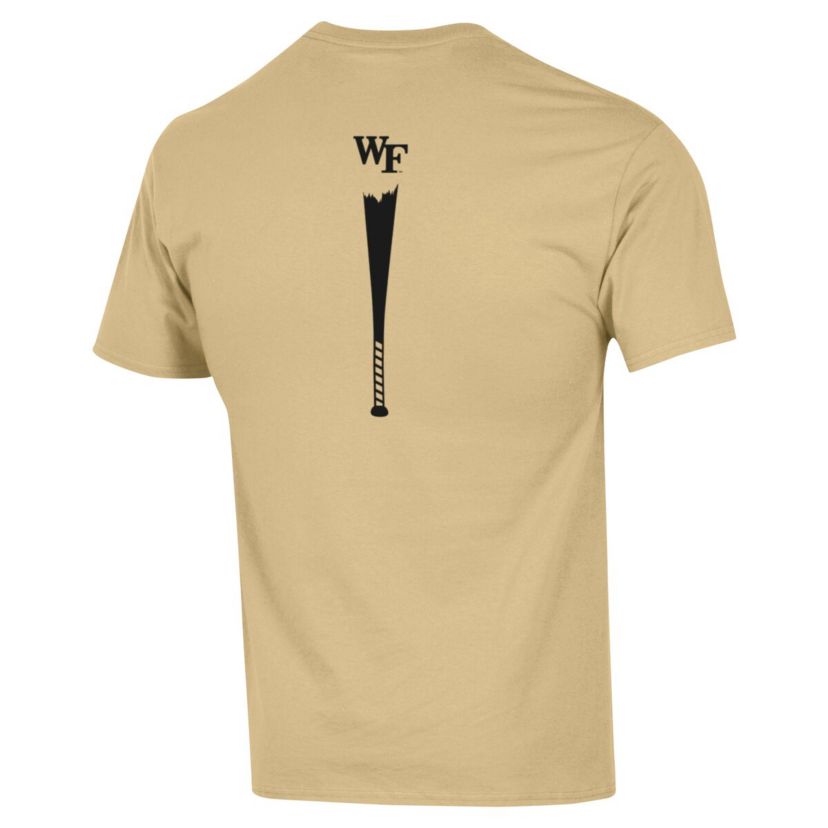 NCAA Wake Forest Demon Deacons Rake Forest Baseball 2-Hit T-Shirt