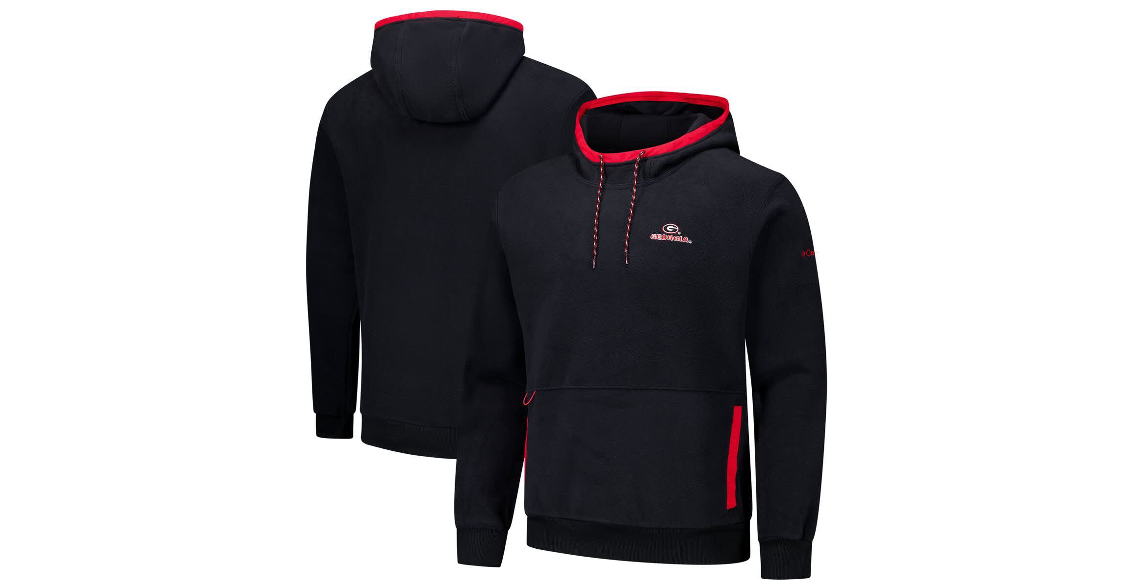 NCAA Georgia Bulldogs Flanker Fleece Pullover Hoodie