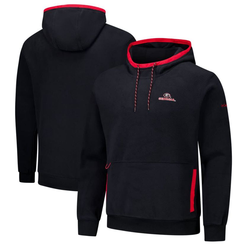 NCAA Georgia Bulldogs Flanker Fleece Pullover Hoodie