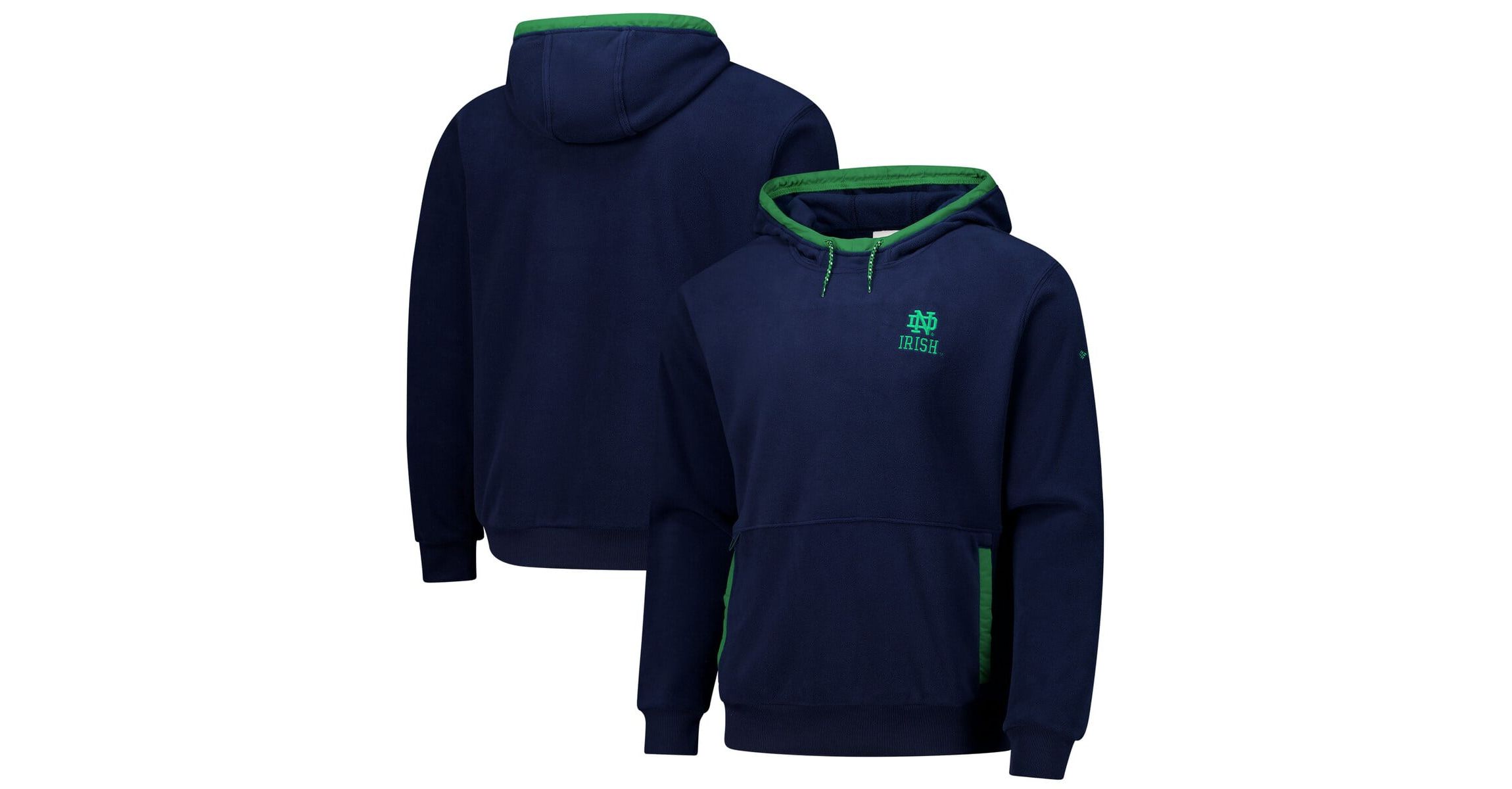 NCAA Notre Dame Fighting Irish Flanker Fleece Pullover Hoodie