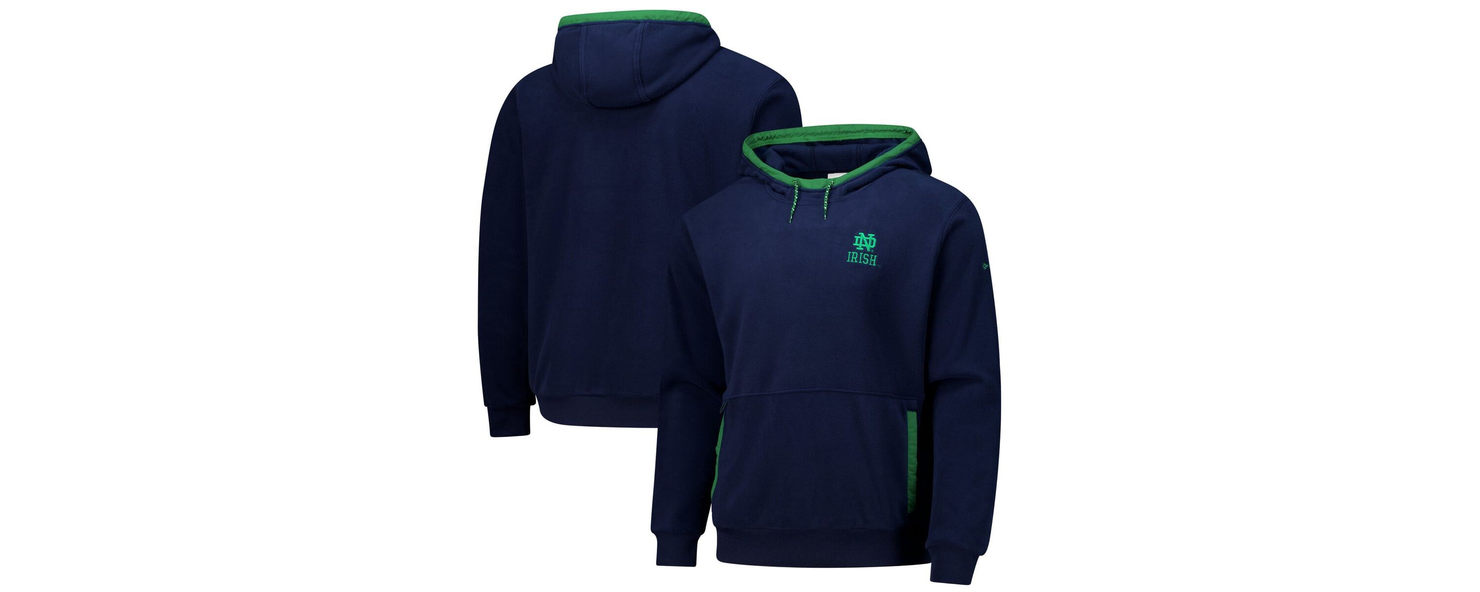 NCAA Notre Dame Fighting Irish Flanker Fleece Pullover Hoodie