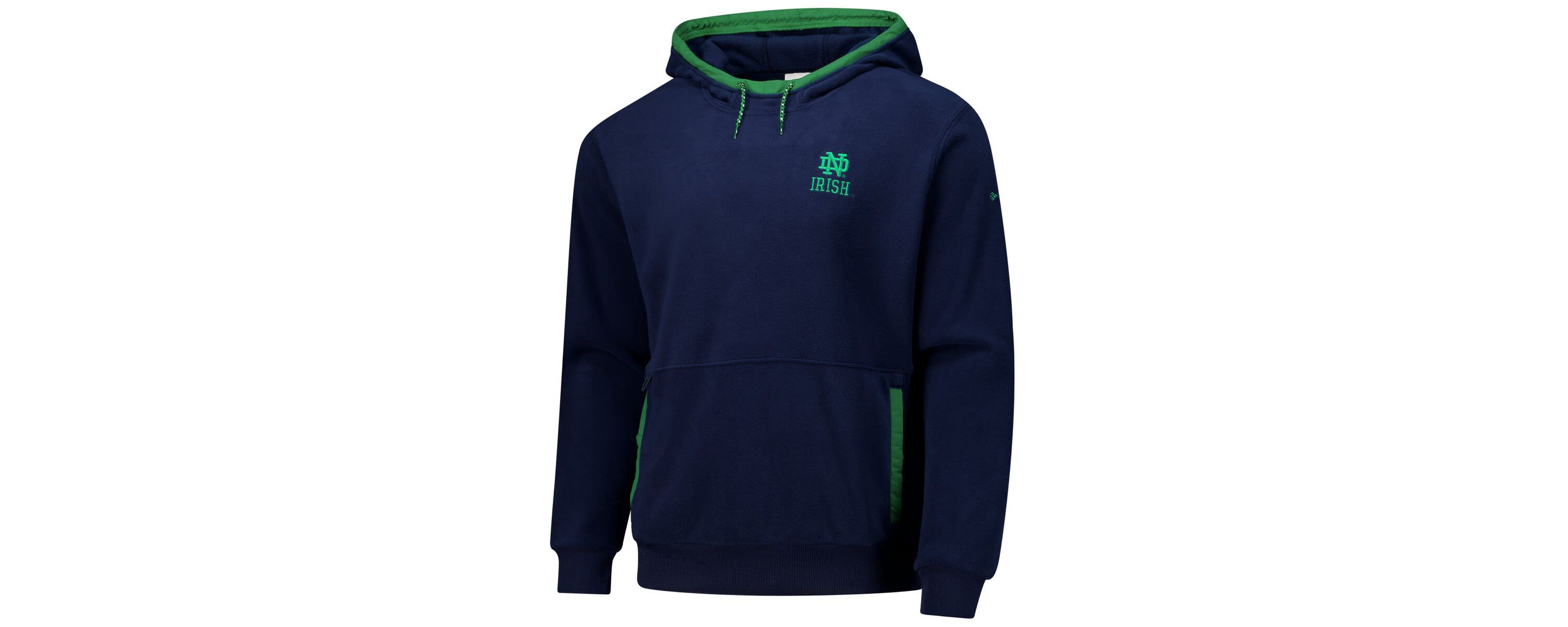 NCAA Notre Dame Fighting Irish Flanker Fleece Pullover Hoodie