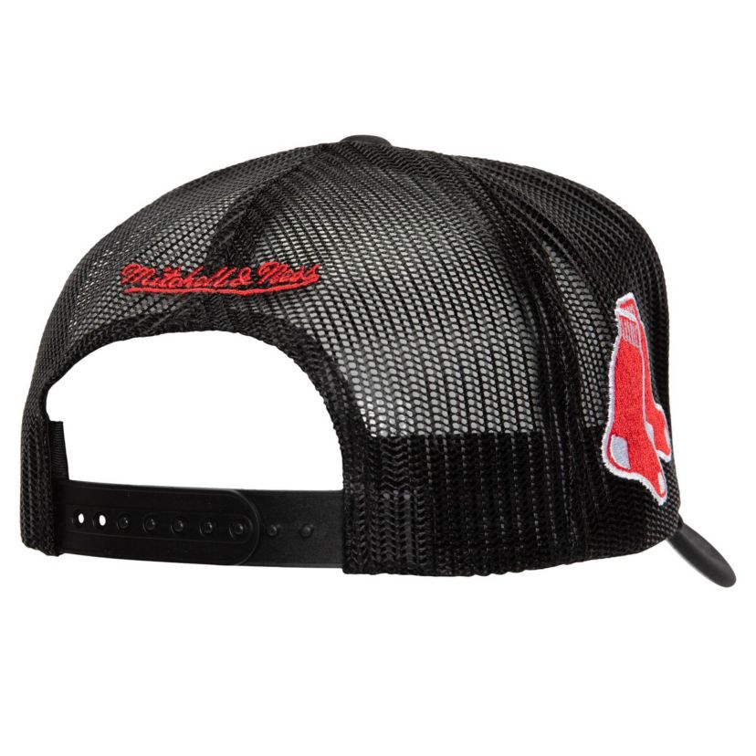 Boston Red Sox MLB Boston Sox Script Trucker Adjustable Hat