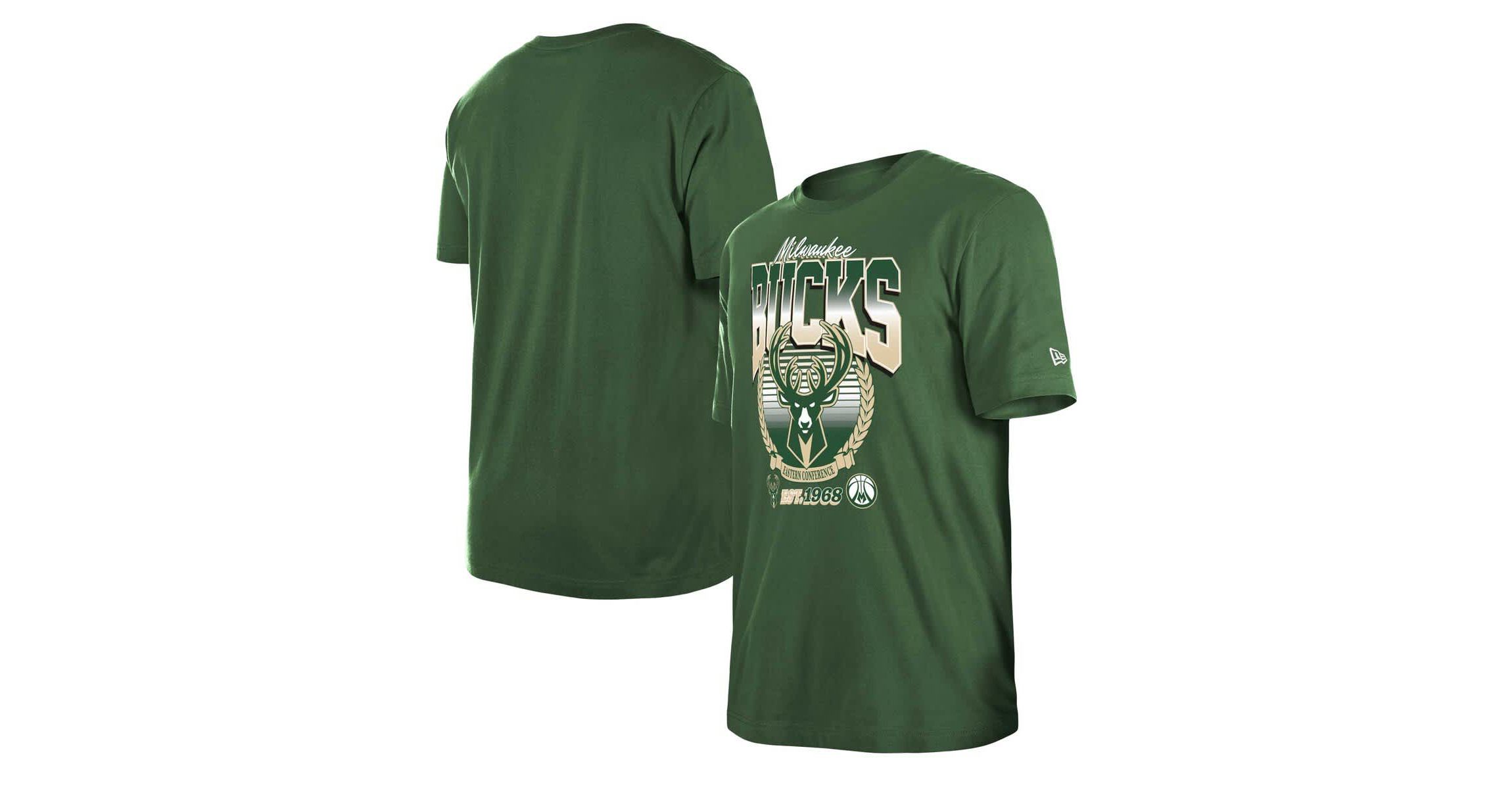 NBA Unisex Hunter Milwaukee Bucks Summer Classics T-Shirt