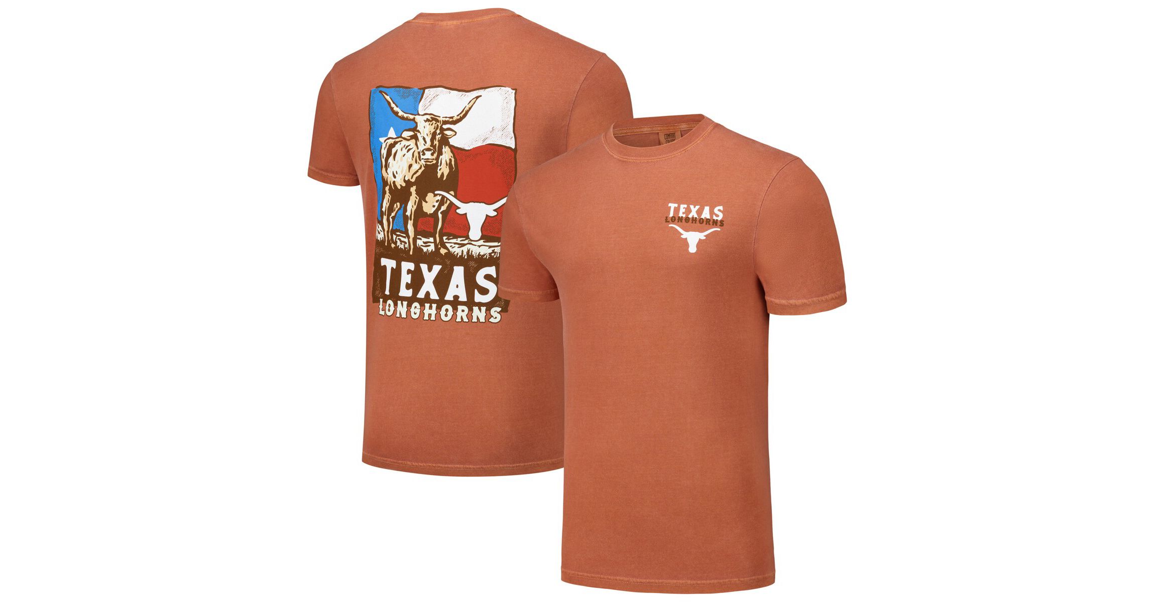 NCAA Unisex Texas Texas Longhorns Hyper Local Longhorn Flag T-Shirt