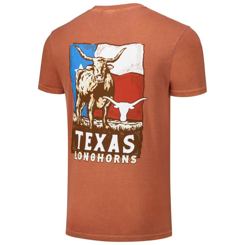 NCAA Unisex Texas Texas Longhorns Hyper Local Longhorn Flag T-Shirt