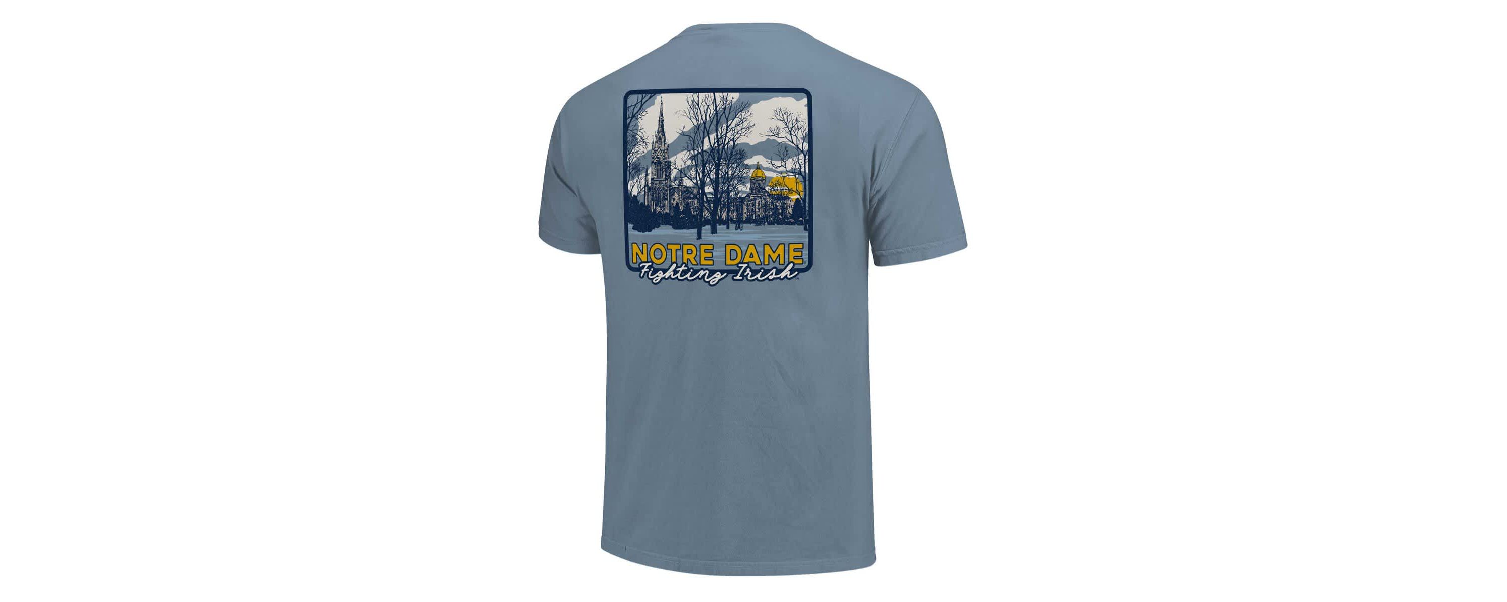 NCAA Unisex Light Notre Dame Fighting Irish Hyper Local Campus River T-Shirt