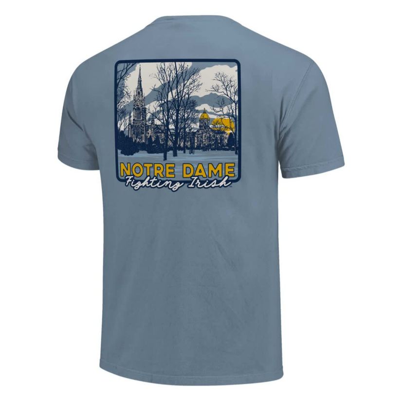 NCAA Unisex Light Notre Dame Fighting Irish Hyper Local Campus River T-Shirt