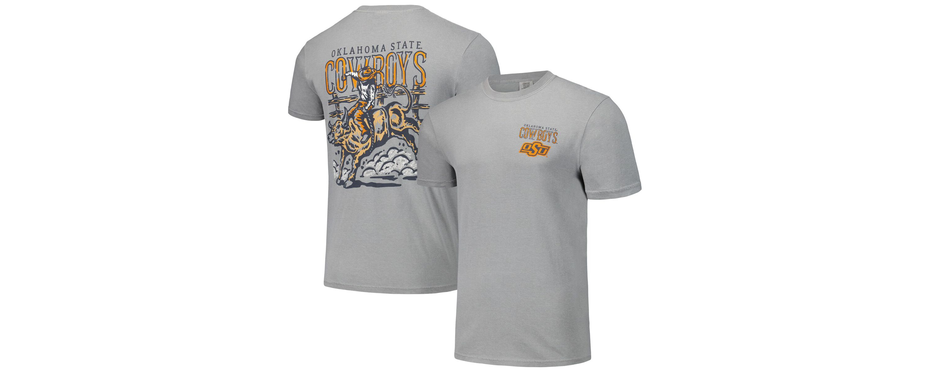 NCAA Unisex Oklahoma State Cowboys Hyper Local Bull Ride T-Shirt